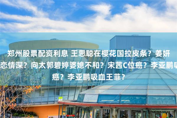 郑州股票配资利息 王思聪在樱花国拉皮条？姜妍朱雨辰虐恋情深？向太郭碧婷婆媳不和？宋茜C位癌？李亚鹏吸血王菲？