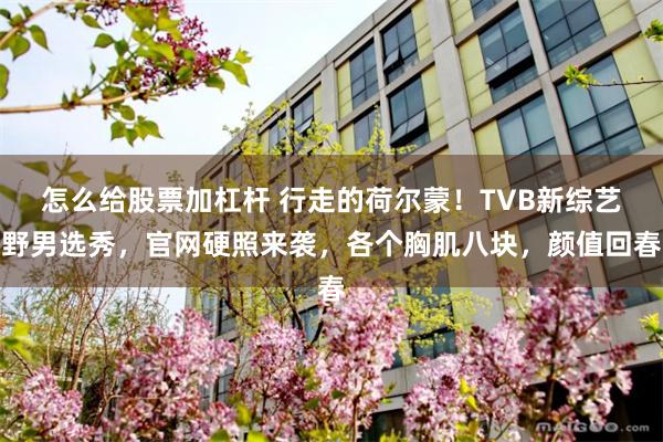 怎么给股票加杠杆 行走的荷尔蒙！TVB新综艺野男选秀，官网硬照来袭，各个胸肌八块，颜值回春