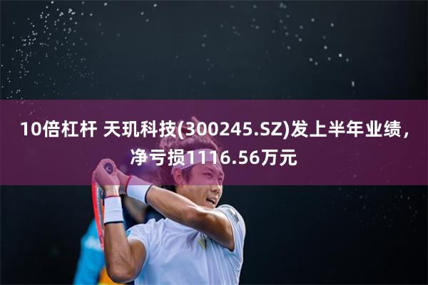 10倍杠杆 天玑科技(300245.SZ)发上半年业绩，净亏损1116.56万元