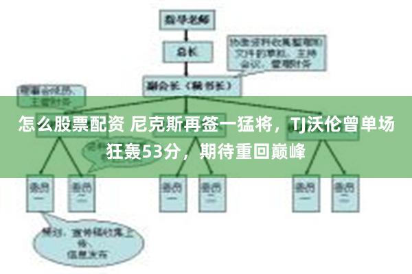 怎么股票配资 尼克斯再签一猛将，TJ沃伦曾单场狂轰53分，期待重回巅峰