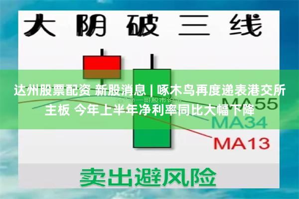 达州股票配资 新股消息 | 啄木鸟再度递表港交所主板 今年上半年净利率同比大幅下降